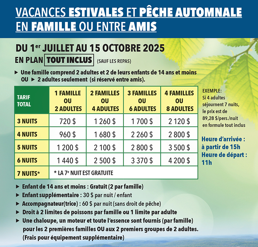 Vacances estivales